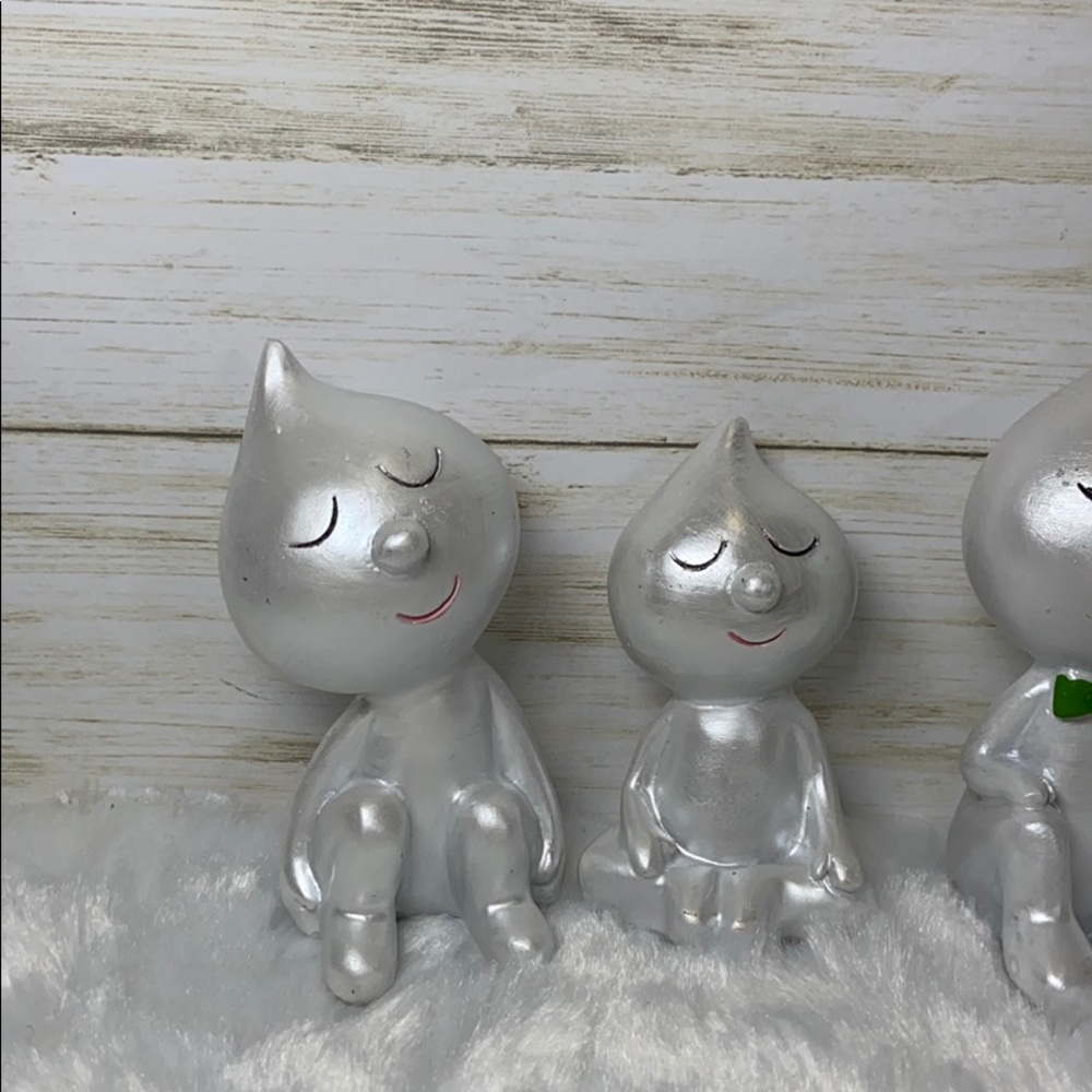 Cute little pearl white ghosts bow ties yoga - Picture 4 of 6